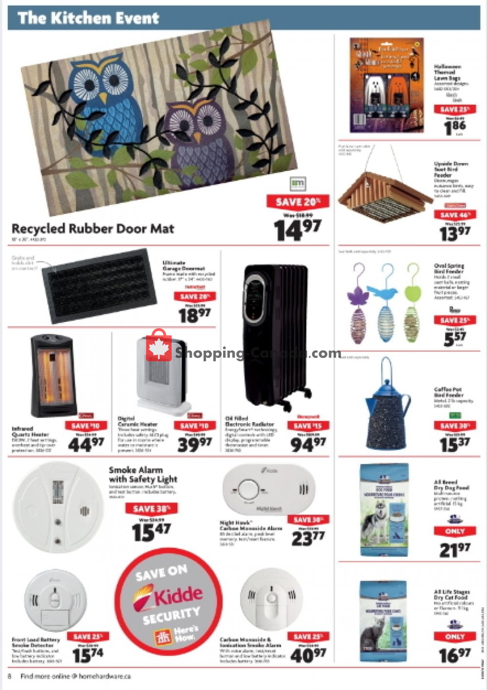 Home Hardware flyer from Wednesday October 3, 2018 to Tuesday October 9, 2018 - page 8