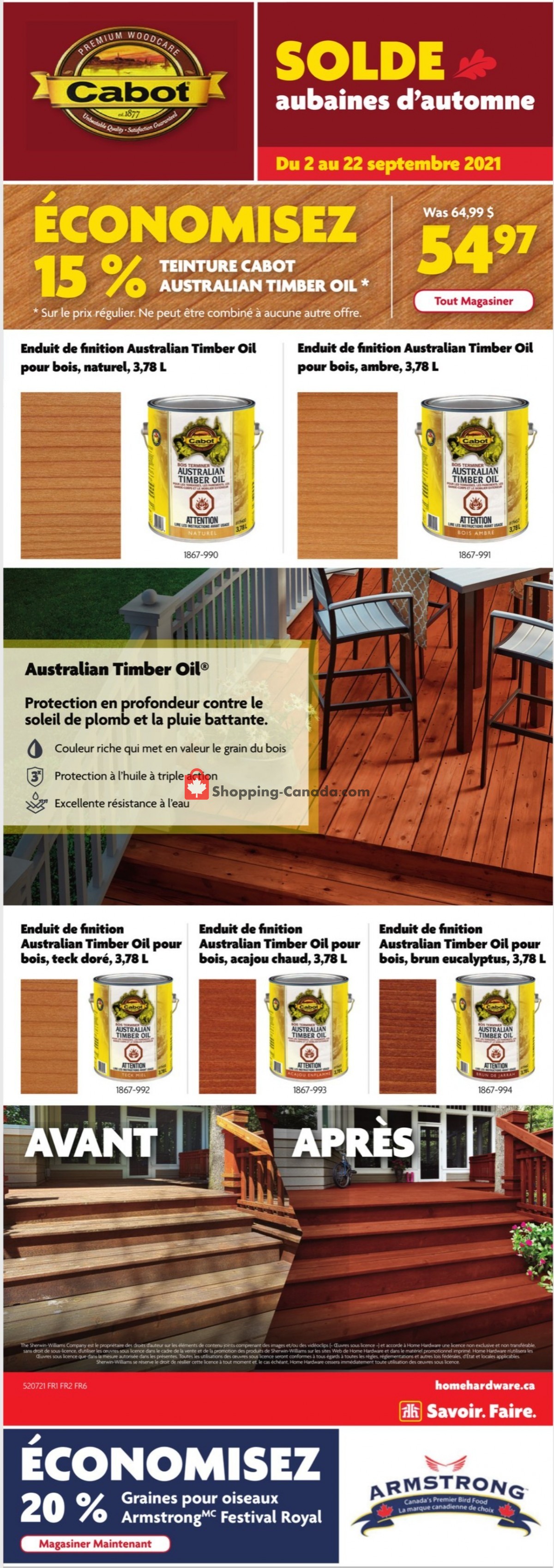 Home Hardware flyer from Thursday September 9, 2021 to Wednesday September 15, 2021 - page 10