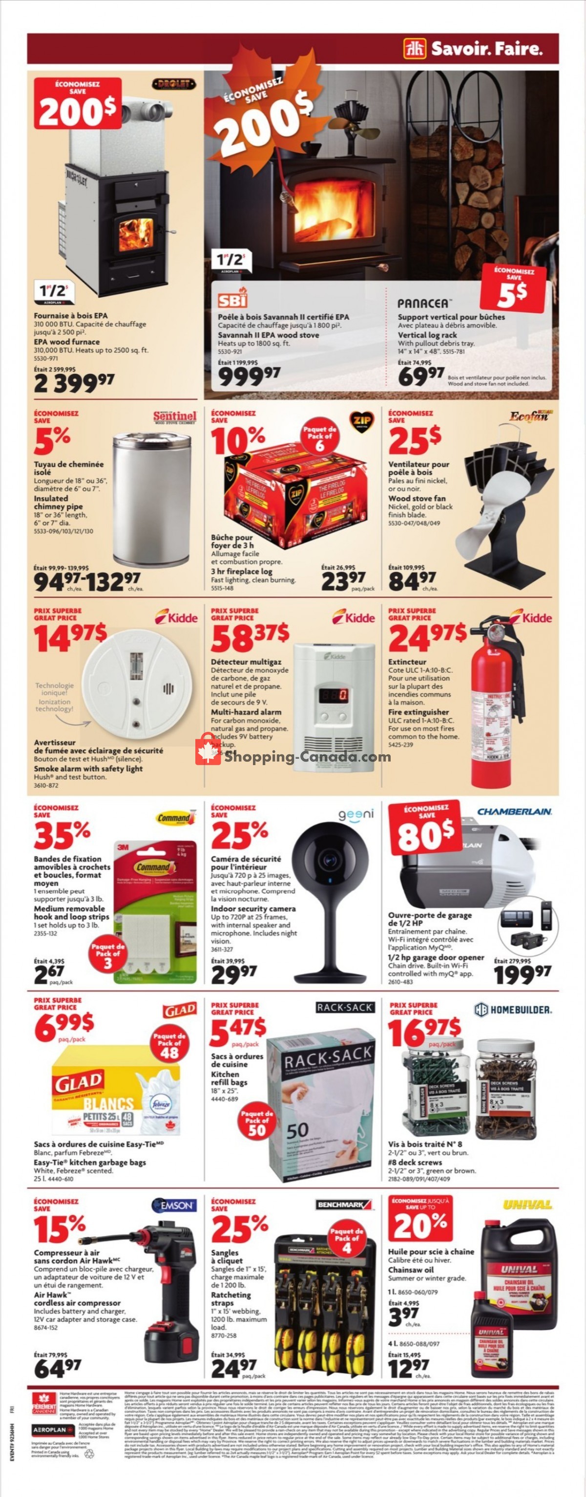 Home Hardware flyer from Thursday September 9, 2021 to Wednesday September 15, 2021 - page 8