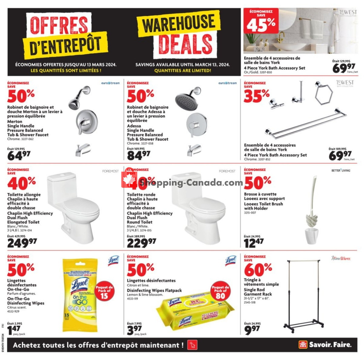 Home Hardware flyer from Thursday February 22, 2024 to Wednesday February 28, 2024 - page 12