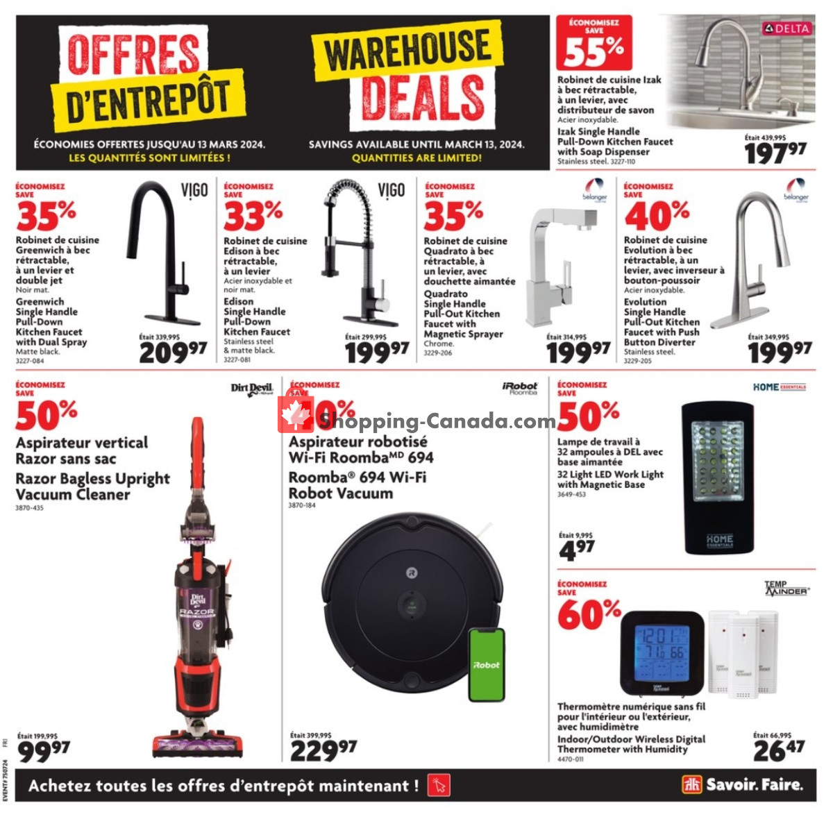 Home Hardware flyer from Thursday February 22, 2024 to Wednesday February 28, 2024 - page 13