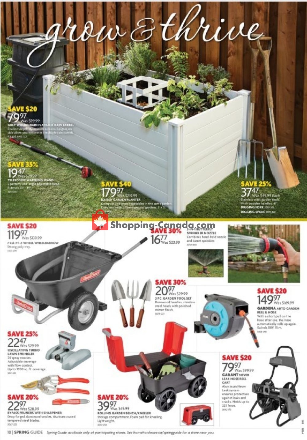 Home Hardware flyer from Thursday March 14, 2019 to Wednesday April 3, 2019 - page 10