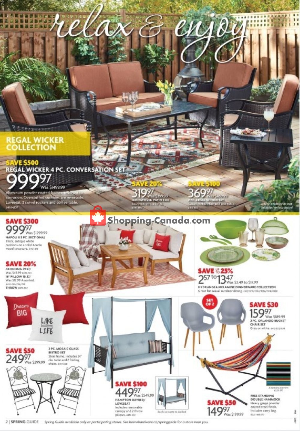 Home Hardware flyer from Thursday March 14, 2019 to Wednesday April 3, 2019 - page 2