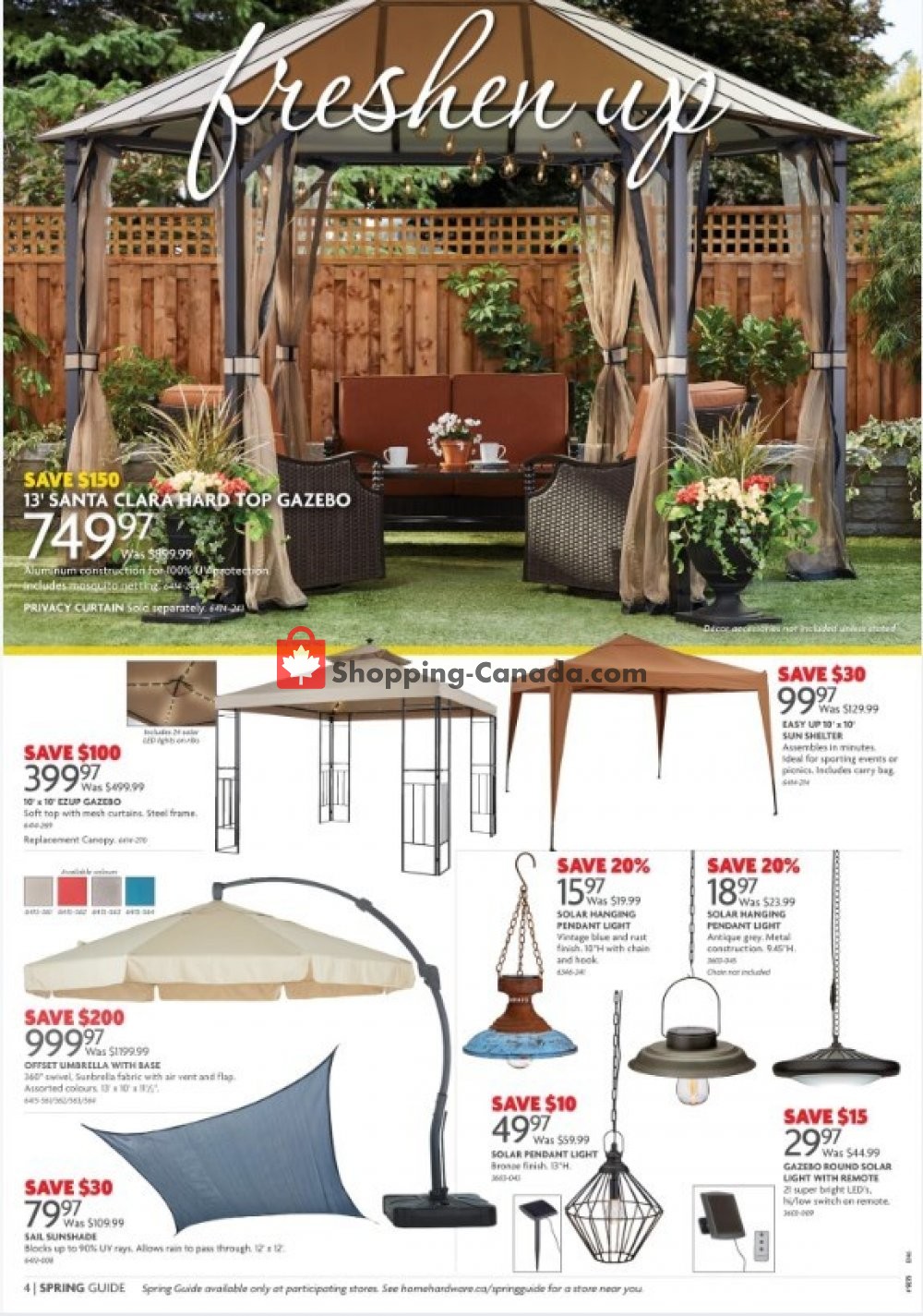 Home Hardware flyer from Thursday March 14, 2019 to Wednesday April 3, 2019 - page 4