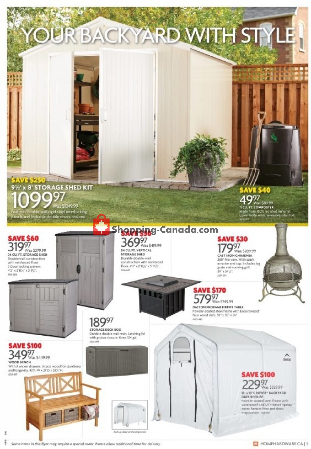 Home Hardware flyer from Thursday March 14, 2019 to Wednesday April 3, 2019 - page 5