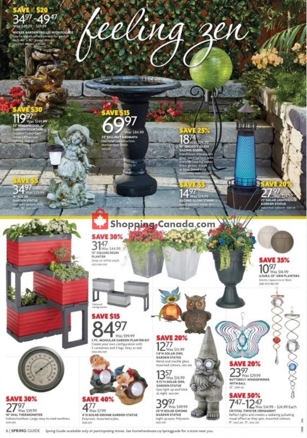 Home Hardware flyer from Thursday March 14, 2019 to Wednesday April 3, 2019 - page 6
