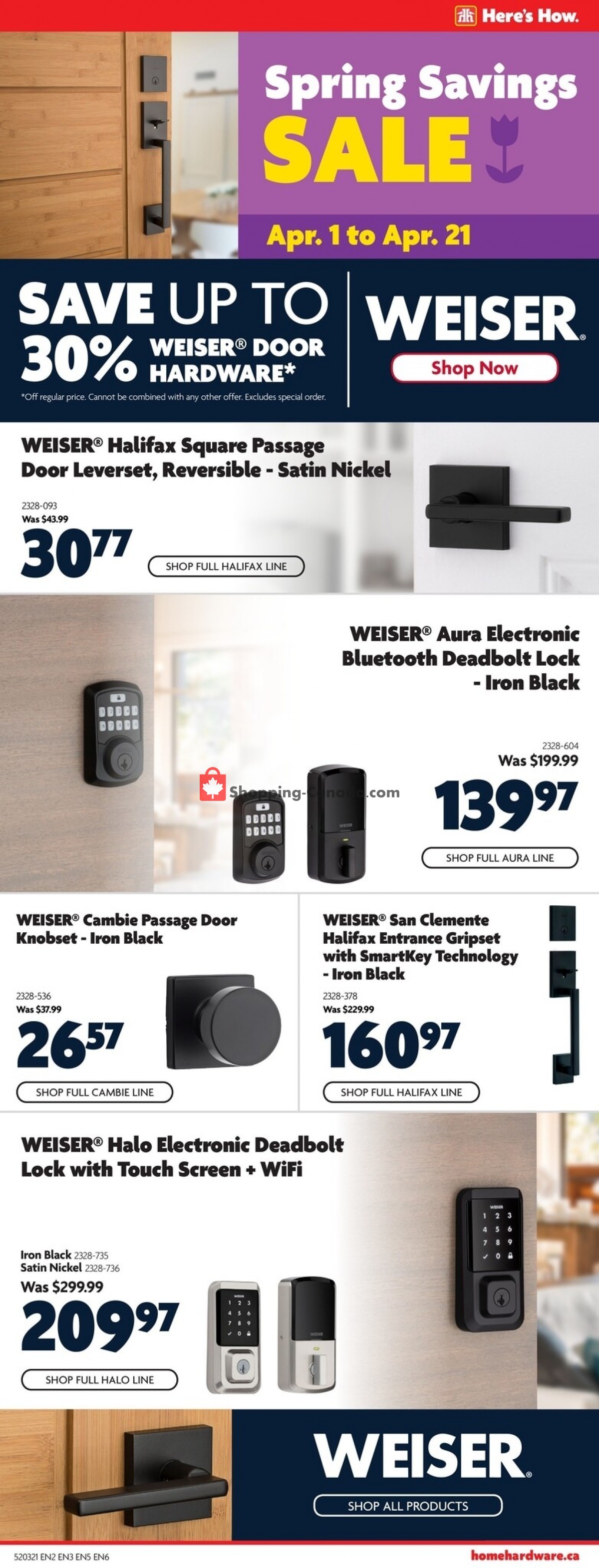 Home Hardware flyer from Thursday April 1, 2021 to Wednesday April 7, 2021 - page 10