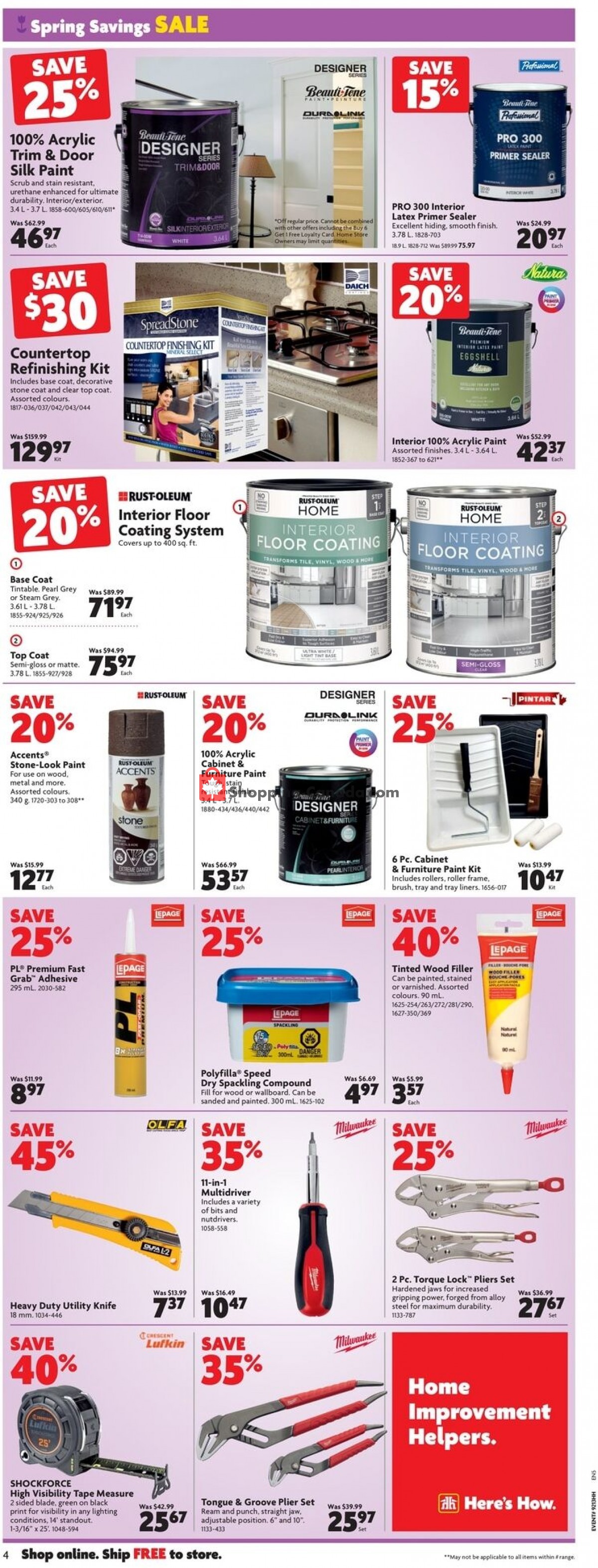 Home Hardware flyer from Thursday April 1, 2021 to Wednesday April 7, 2021 - page 5