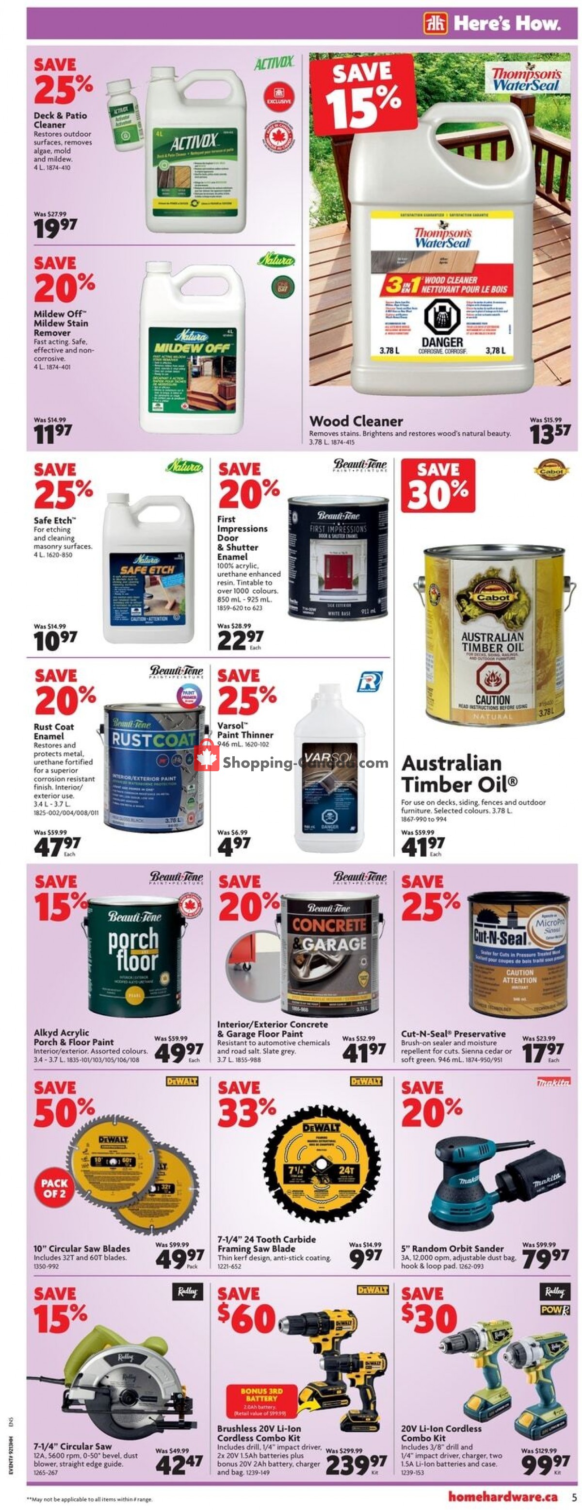 Home Hardware flyer from Thursday April 1, 2021 to Wednesday April 7, 2021 - page 6