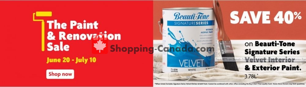 Home Hardware flyer from Thursday June 20, 2019 to Wednesday July 10, 2019 - page 1