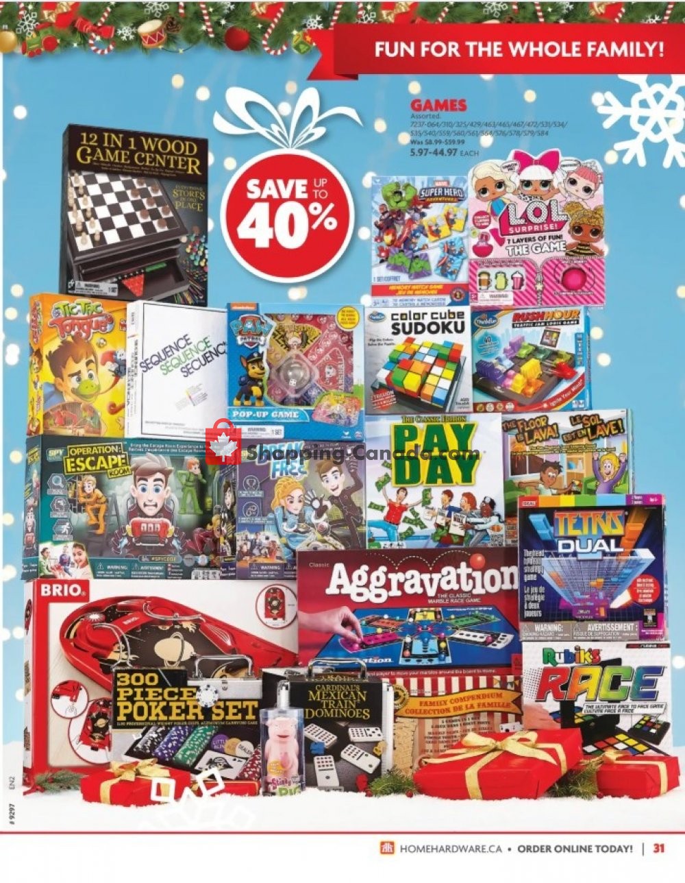 Home Hardware flyer from Thursday October 31, 2019 to Wednesday December 11, 2019 - page 31