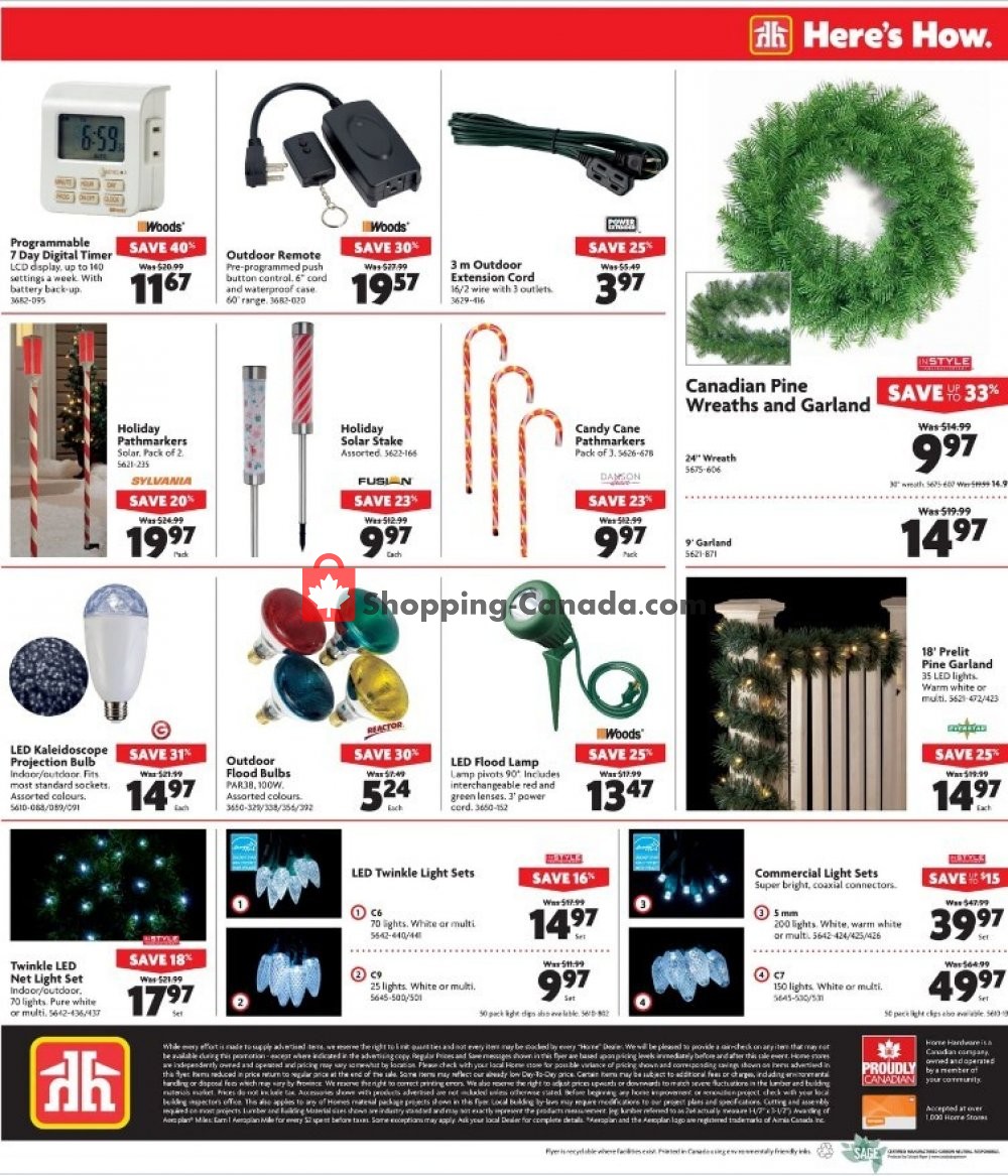 Home Hardware flyer from Wednesday October 24, 2018 to Tuesday October 30, 2018 - page 11