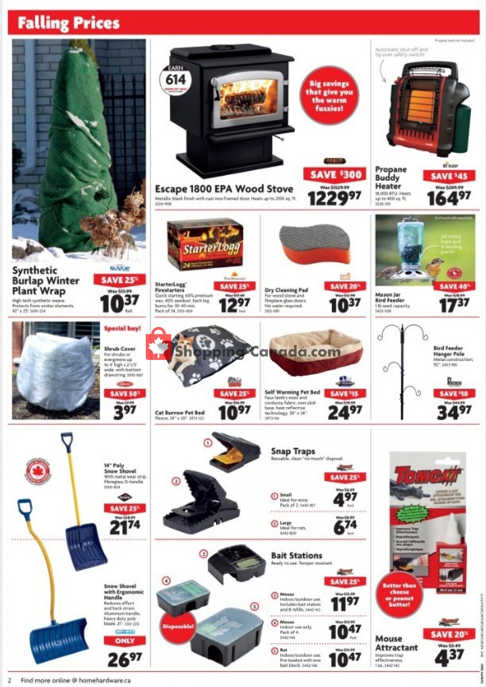 Home Hardware flyer from Wednesday October 24, 2018 to Tuesday October 30, 2018 - page 2