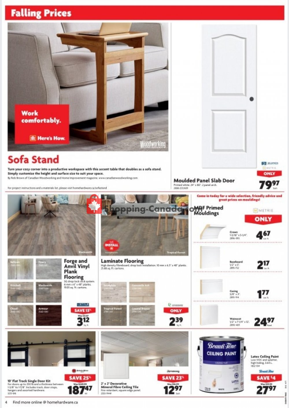 Home Hardware flyer from Wednesday October 24, 2018 to Tuesday October 30, 2018 - page 4