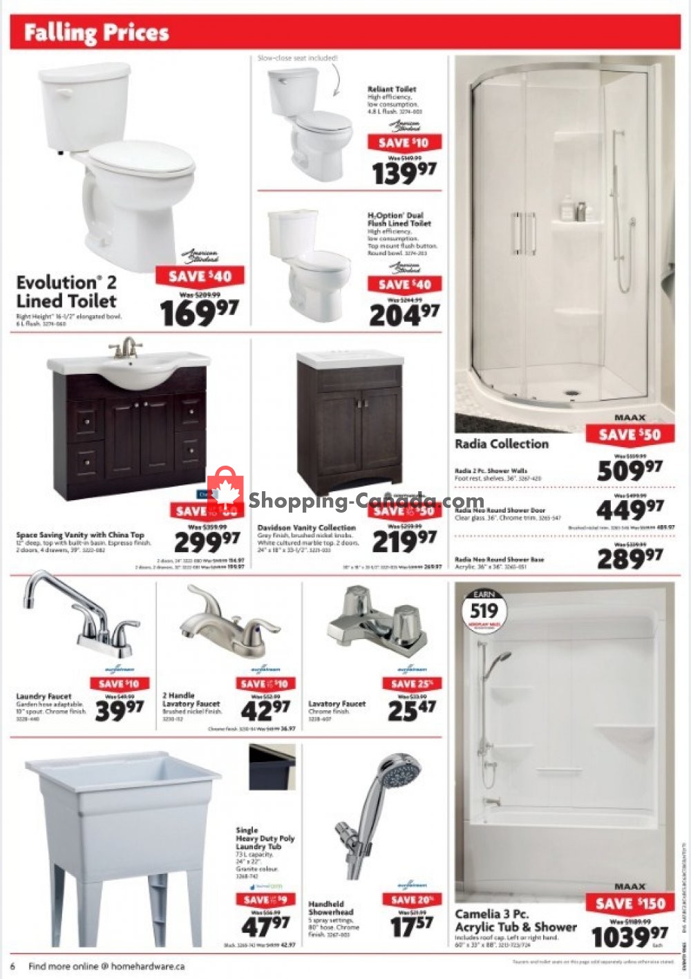 Home Hardware flyer from Wednesday October 24, 2018 to Tuesday October 30, 2018 - page 6