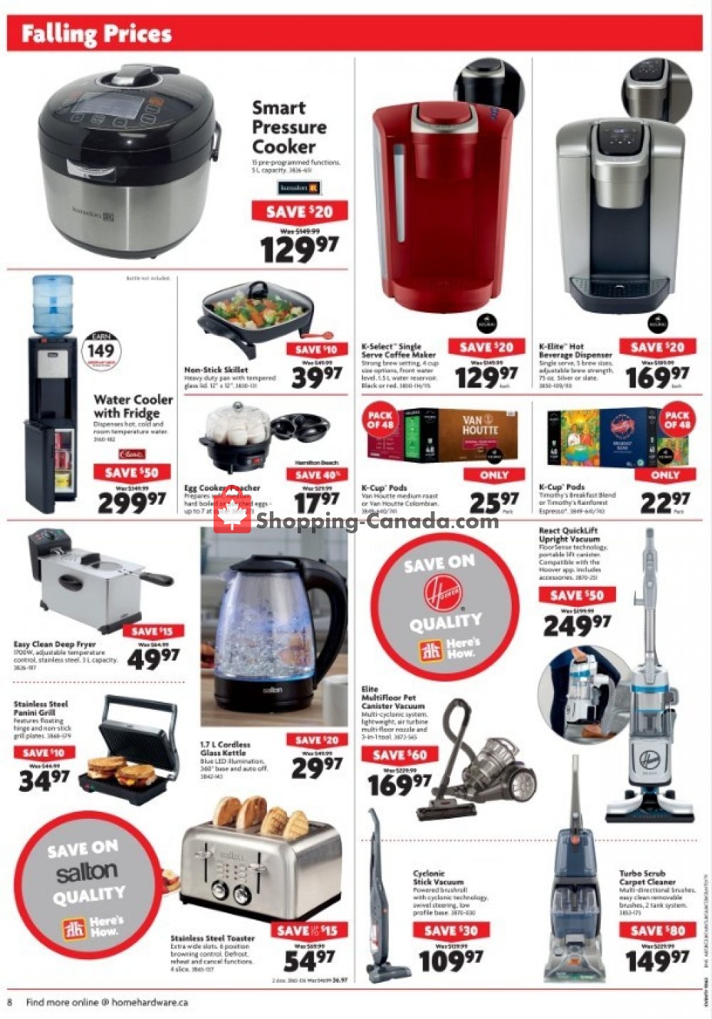 Home Hardware flyer from Wednesday October 24, 2018 to Tuesday October 30, 2018 - page 8