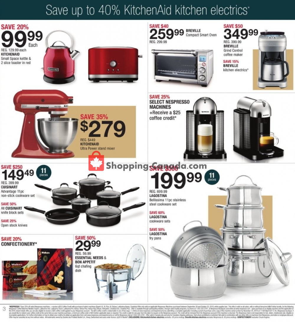 Home Outfitters flyer from Friday September 28, 2018 to Thursday October 4, 2018 - page 3