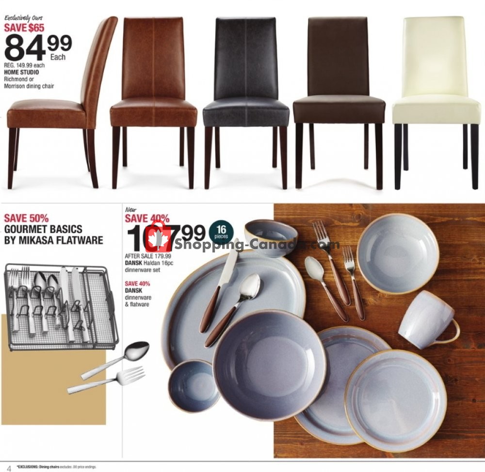 Home Outfitters flyer from Friday September 28, 2018 to Thursday October 4, 2018 - page 4
