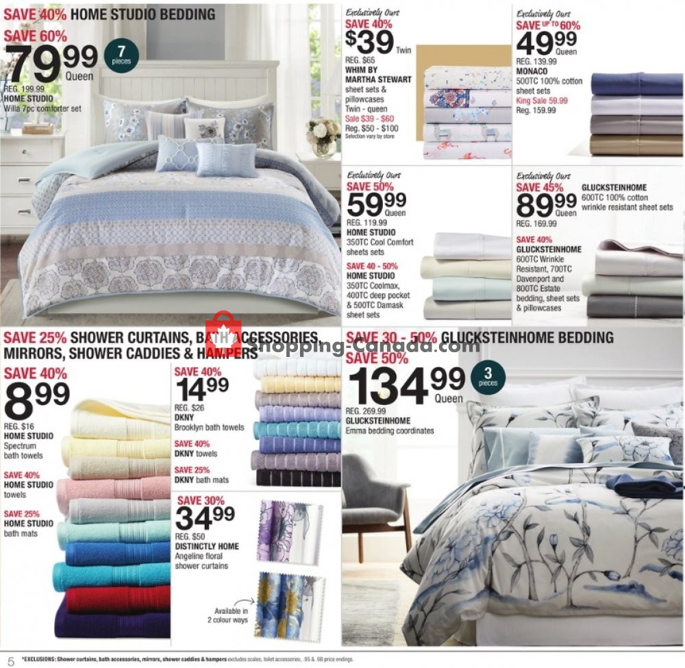 Home Outfitters flyer from Friday September 28, 2018 to Thursday October 4, 2018 - page 5