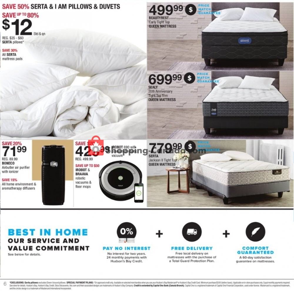 Home Outfitters flyer from Friday September 28, 2018 to Thursday October 4, 2018 - page 6
