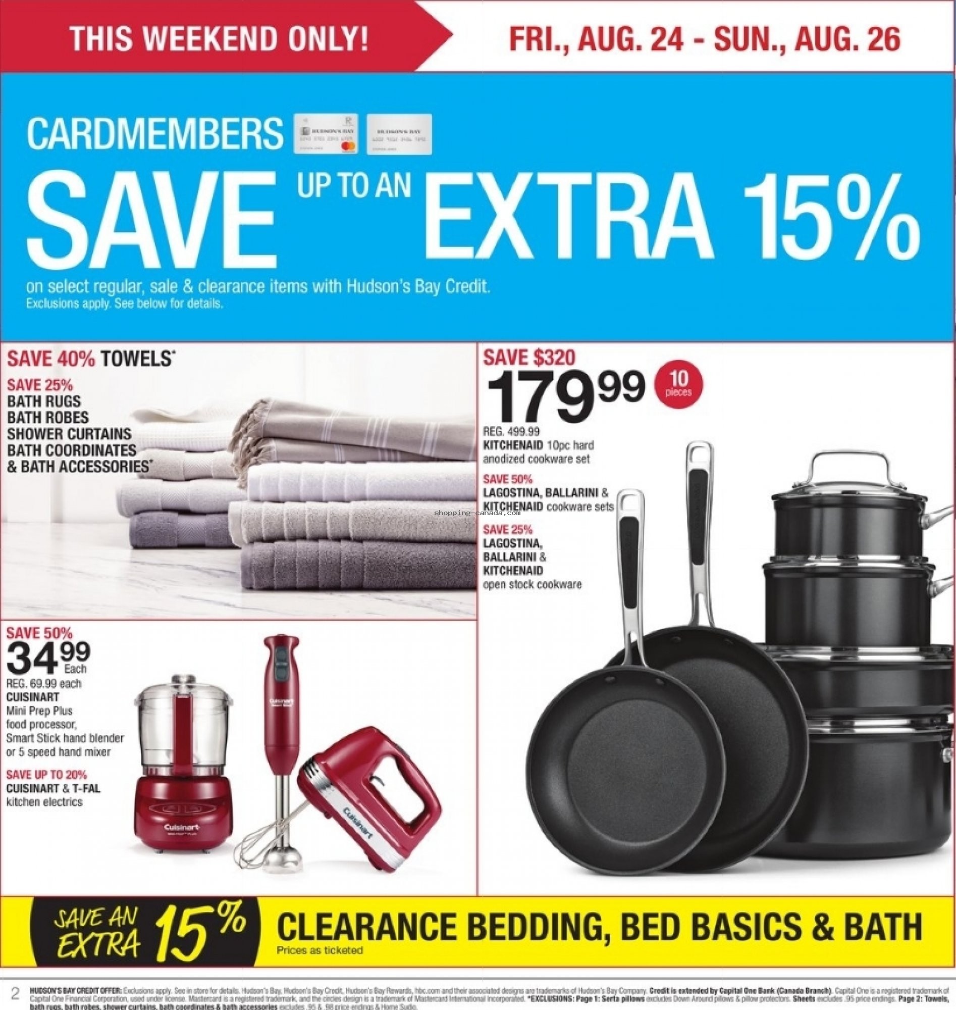 Home Outfitters flyer from Friday August 24, 2018 to Thursday August 30, 2018 - page 2