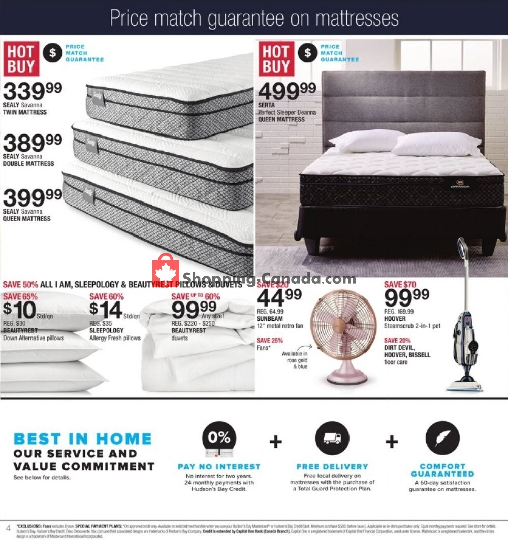 Home Outfitters flyer from Friday August 31, 2018 to Thursday September 6, 2018 - page 4