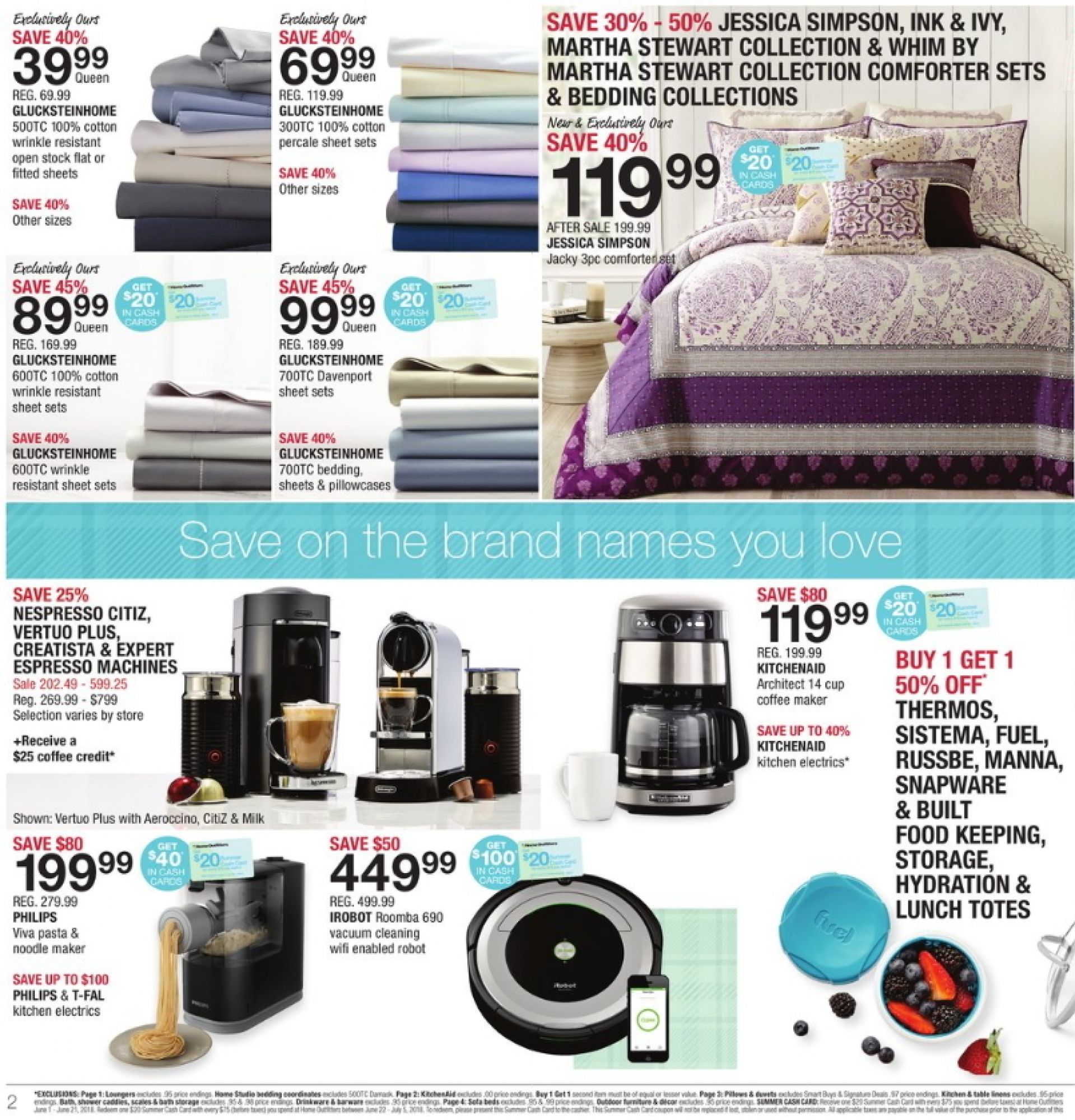 Home Outfitters flyer from Friday June 8, 2018 to Thursday June 14, 2018 - page 2