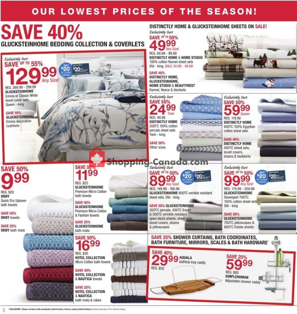 Home Outfitters flyer from Friday October 12, 2018 to Thursday October 18, 2018 - page 5