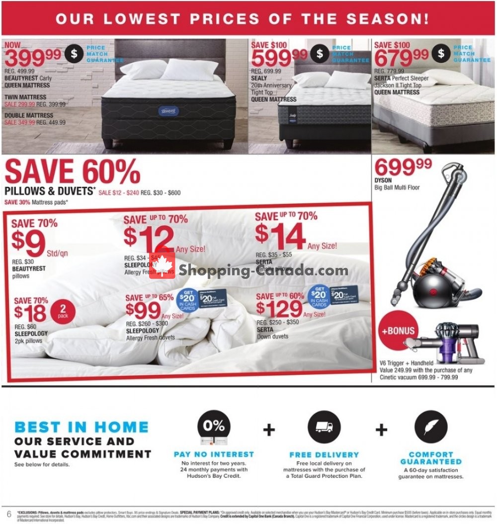 Home Outfitters flyer from Friday October 12, 2018 to Thursday October 18, 2018 - page 6