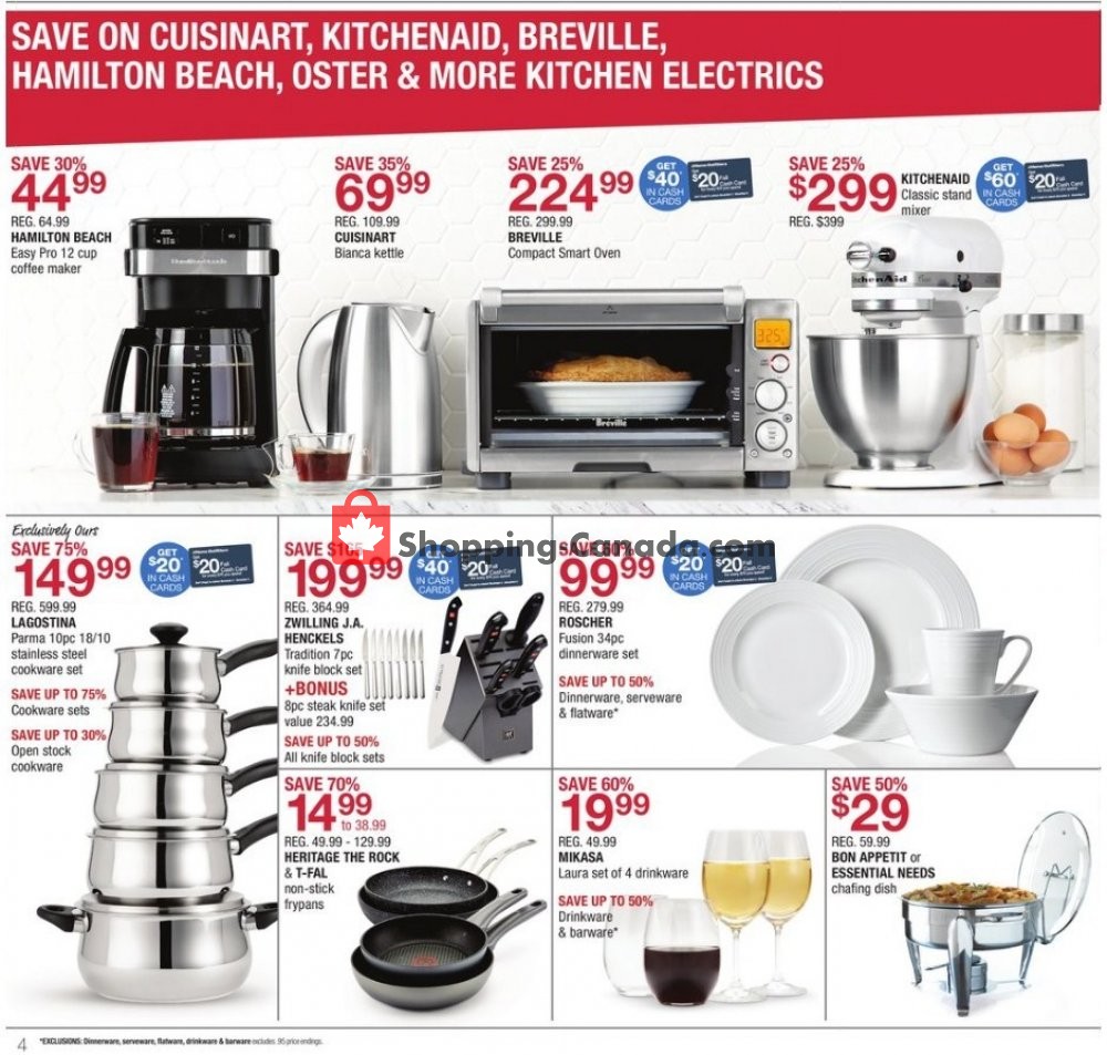 Home Outfitters flyer from Friday October 26, 2018 to Thursday November 1, 2018 - page 4