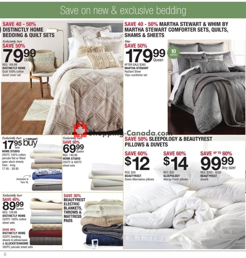 Home Outfitters flyer from Friday October 5, 2018 to Thursday October 11, 2018 - page 6