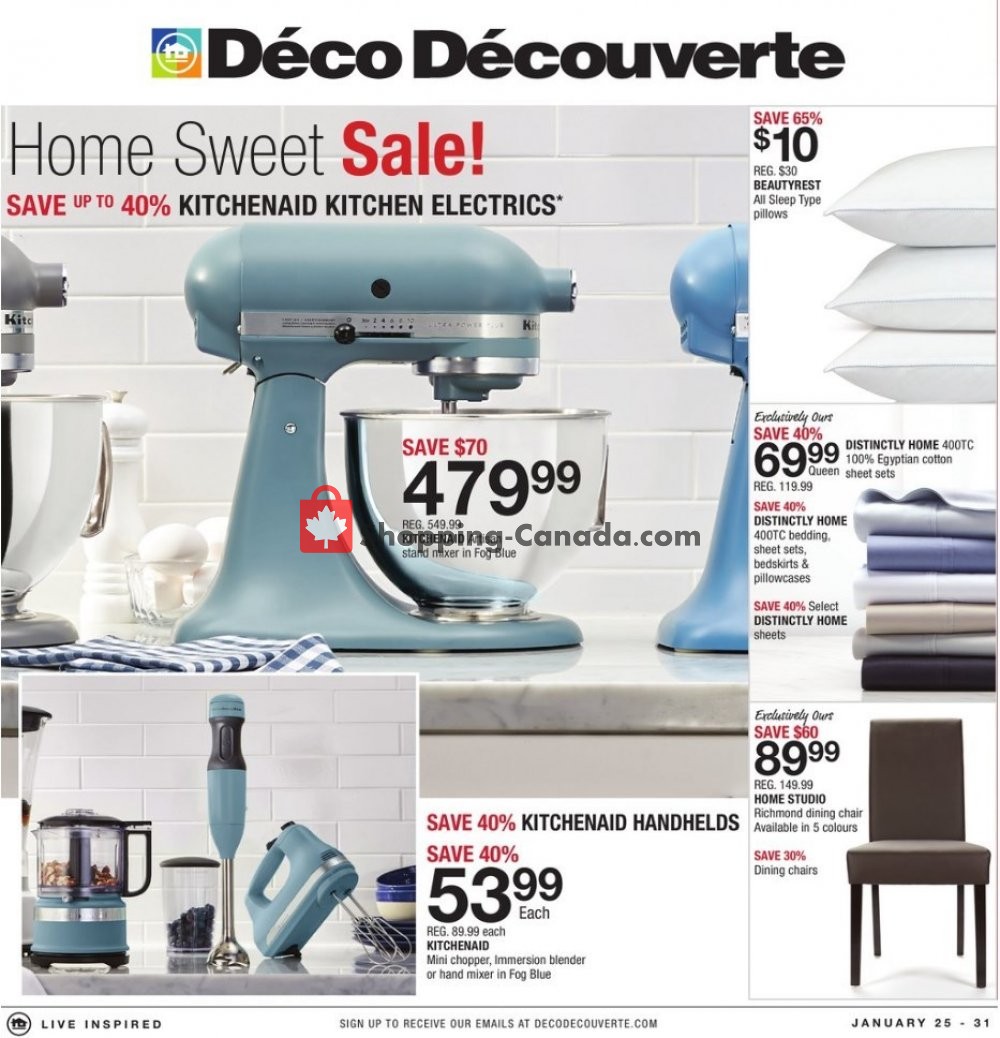 Home Outfitters flyer from Friday January 25, 2019 to Thursday January 31, 2019 - page 1