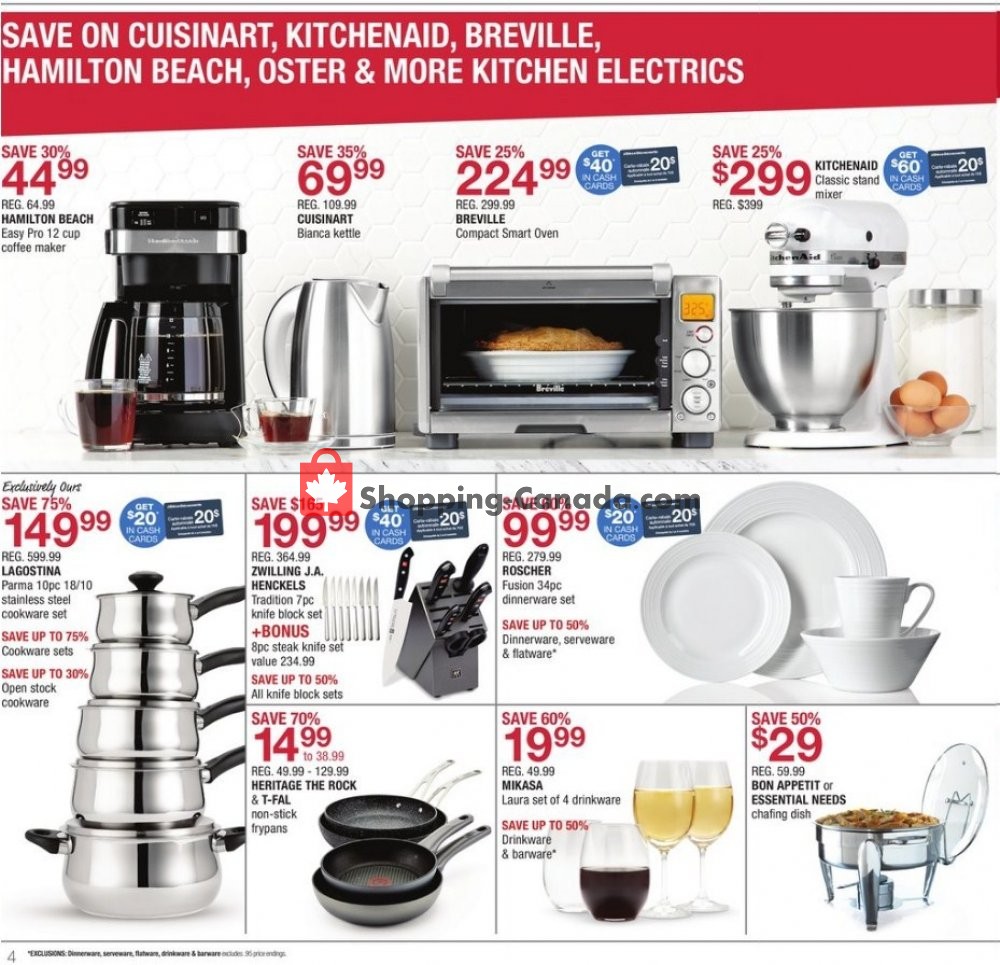 Home Outfitters flyer from Friday October 26, 2018 to Thursday November 1, 2018 - page 4
