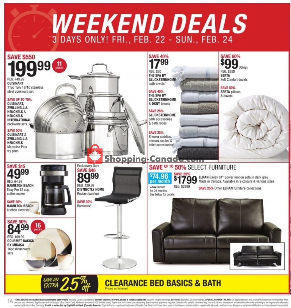 Home Outfitters flyer from Friday February 22, 2019 to Thursday February 28, 2019 - page 2