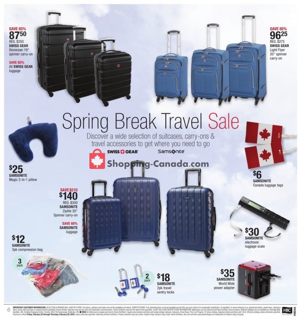 Home Outfitters flyer from Friday February 22, 2019 to Thursday February 28, 2019 - page 7