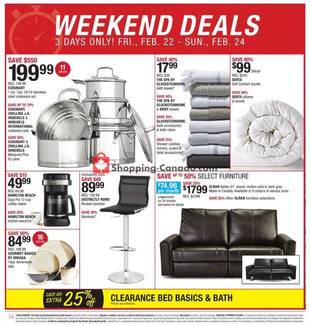 Home Outfitters flyer from Friday February 22, 2019 to Thursday February 28, 2019 - page 2