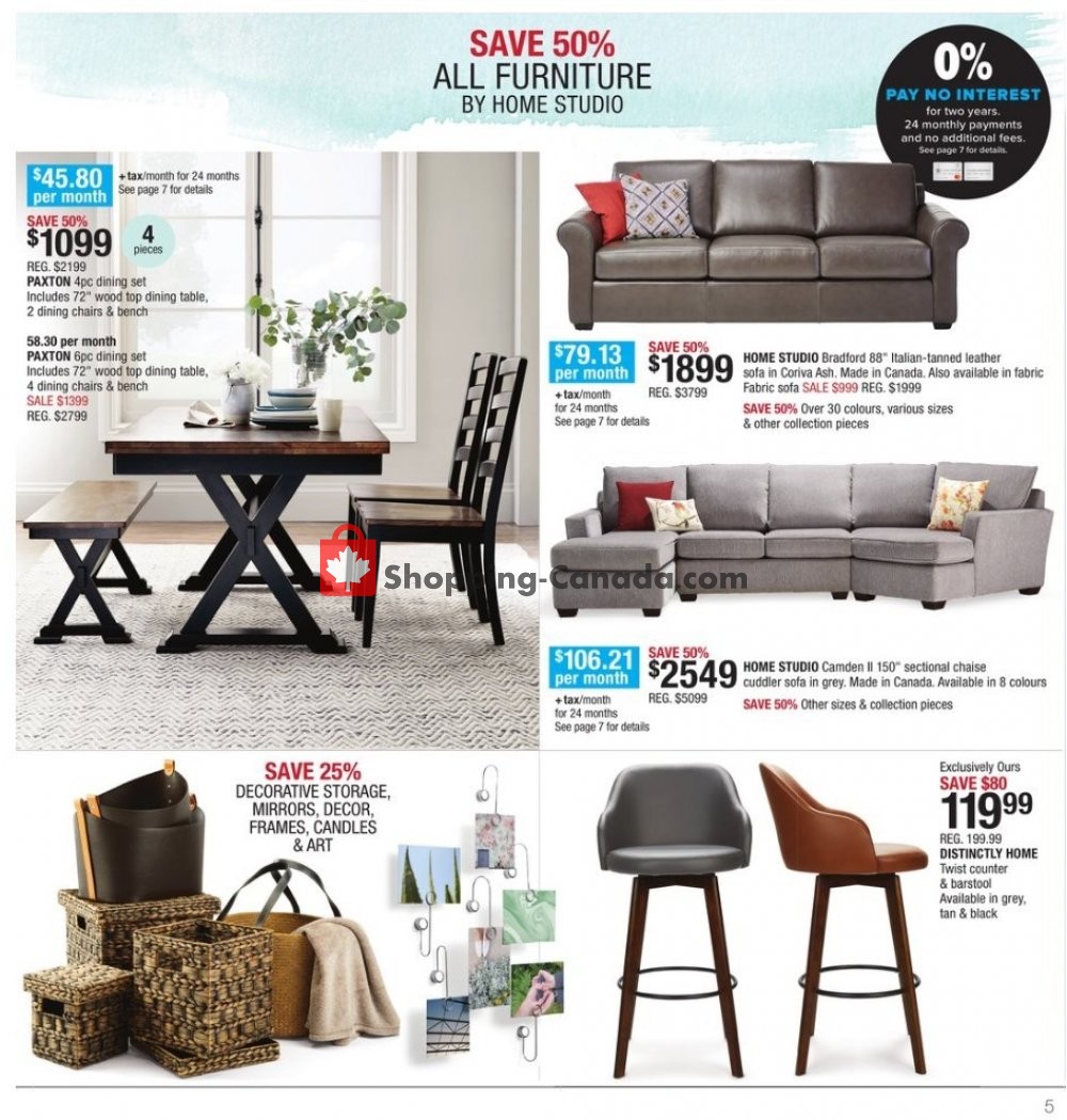 Home Outfitters flyer from Friday February 22, 2019 to Thursday February 28, 2019 - page 6