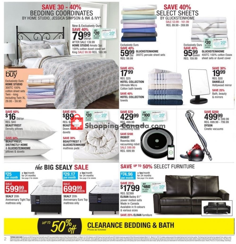 Home Outfitters flyer from Friday March 1, 2019 to Thursday March 7, 2019 - page 2