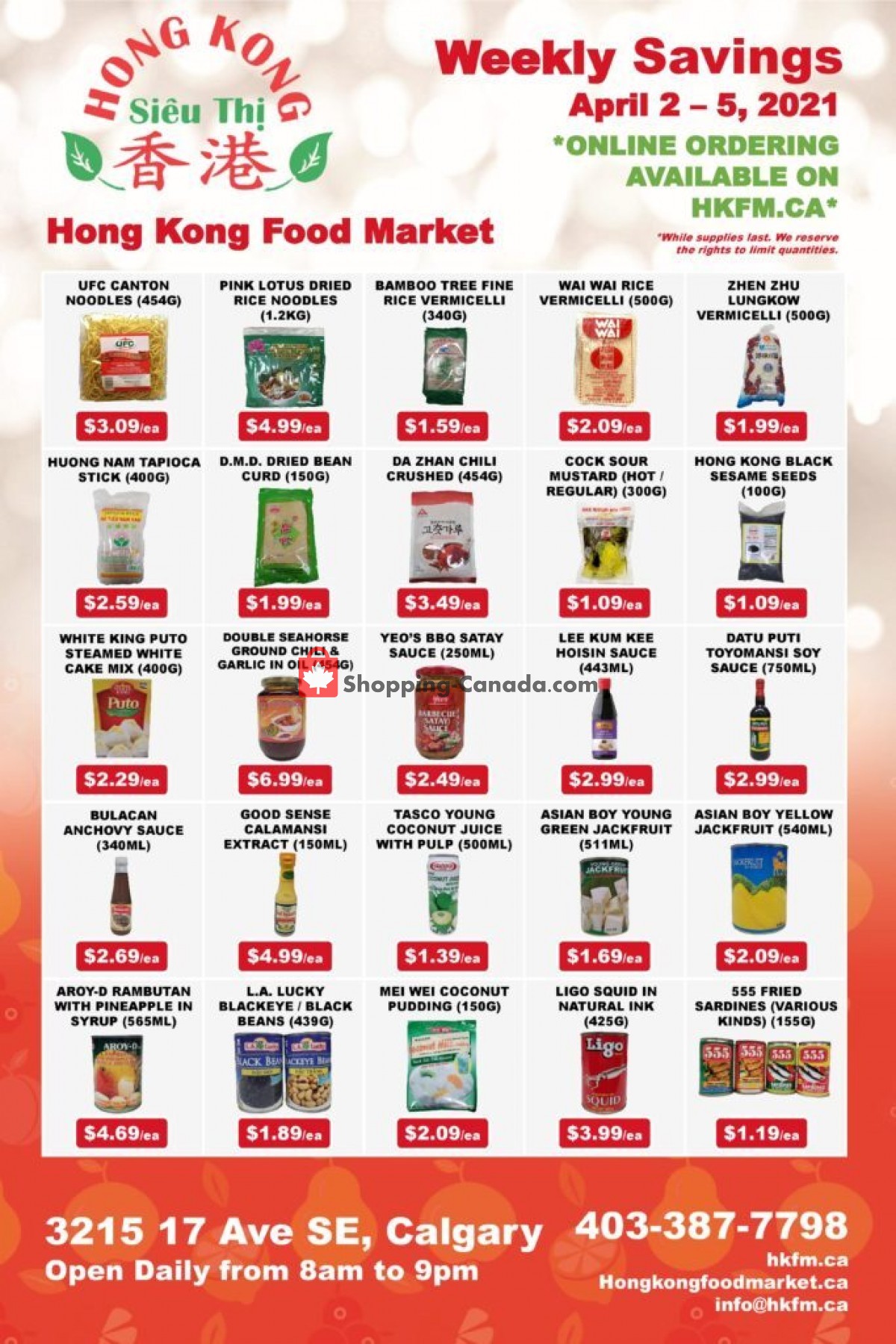 Hong Kong FoodMarket flyer from Friday April 2, 2021 to Monday April 5, 2021 - page 1