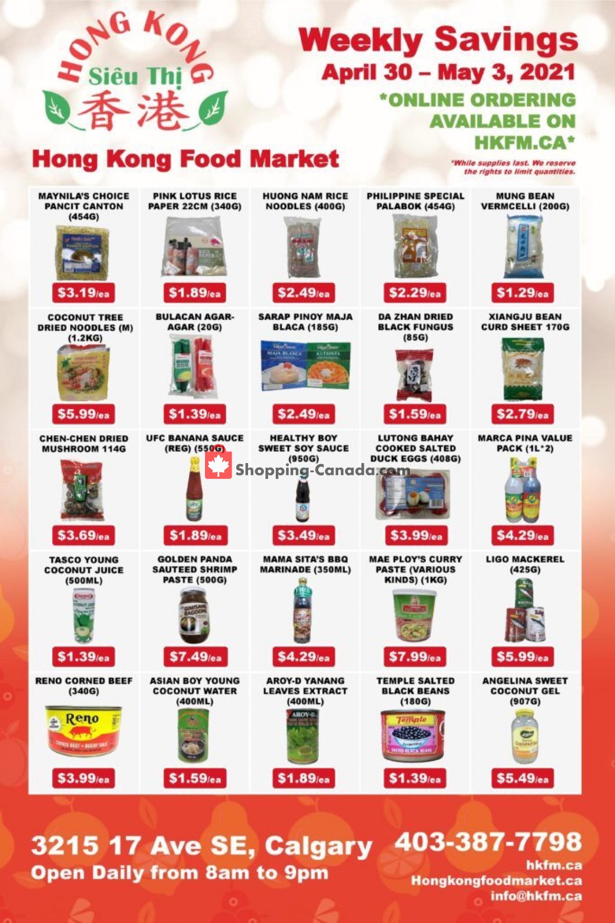 Hong Kong FoodMarket flyer from Friday April 30, 2021 to Monday May 3, 2021 - page 1