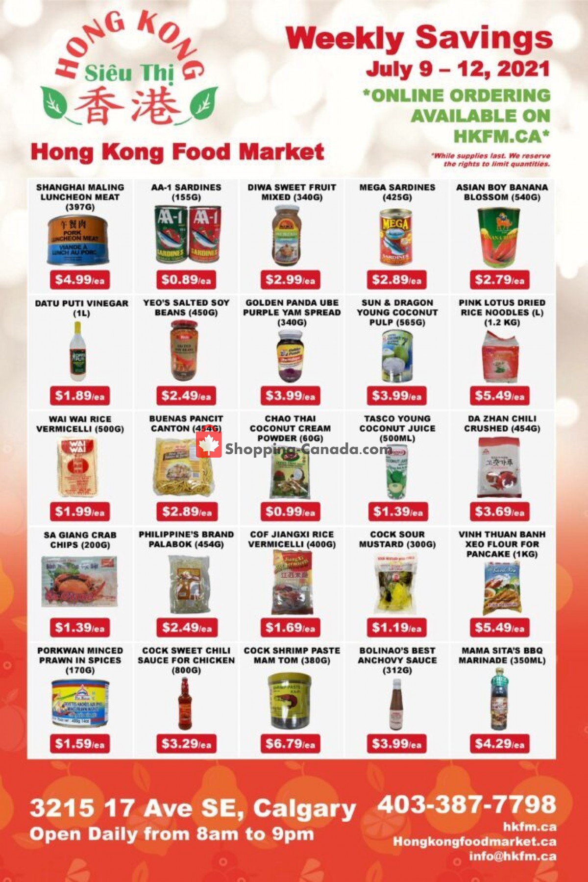 Hong Kong FoodMarket flyer from Friday July 9, 2021 to Monday July 12, 2021 - page 1