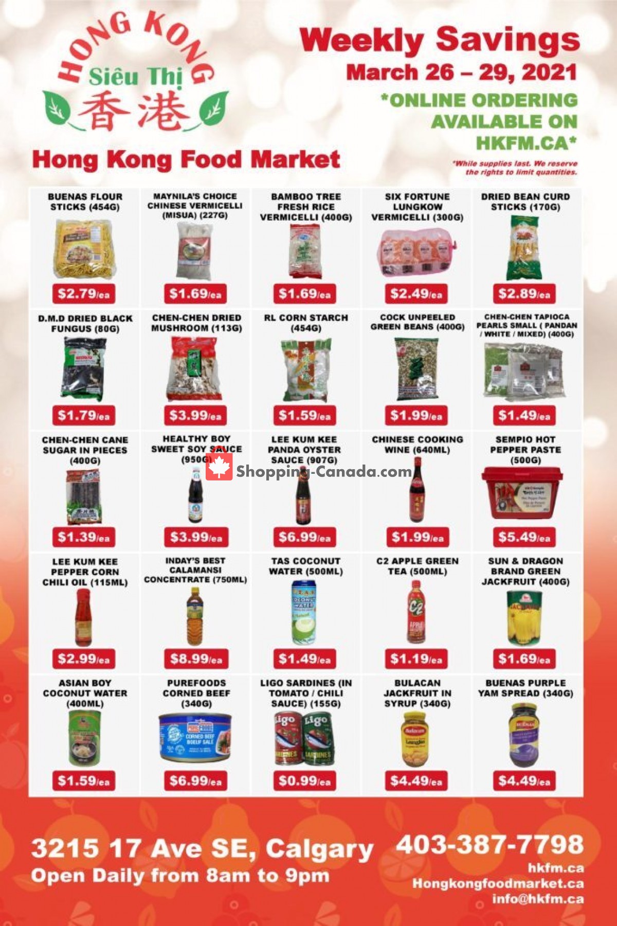 Hong Kong FoodMarket flyer from Friday March 26, 2021 to Monday March 29, 2021 - page 1