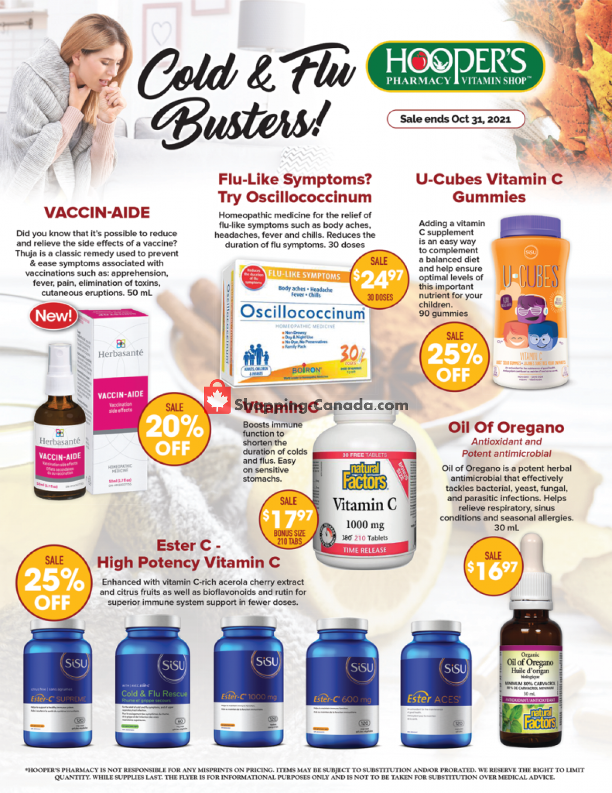 Hoopers Pharmacy flyer from Tuesday October 12, 2021 to Sunday October 31, 2021 - page 3