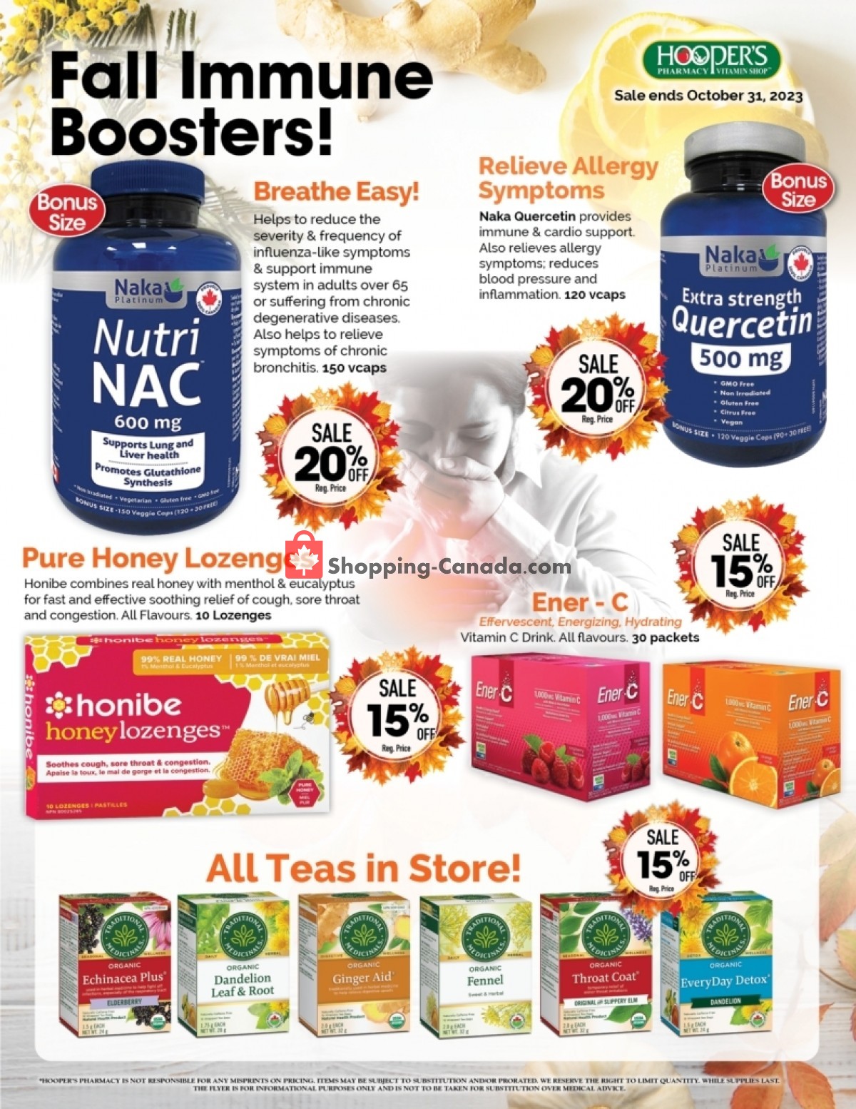Hoopers Pharmacy flyer from Sunday October 1, 2023 to Tuesday October 31, 2023 - page 2