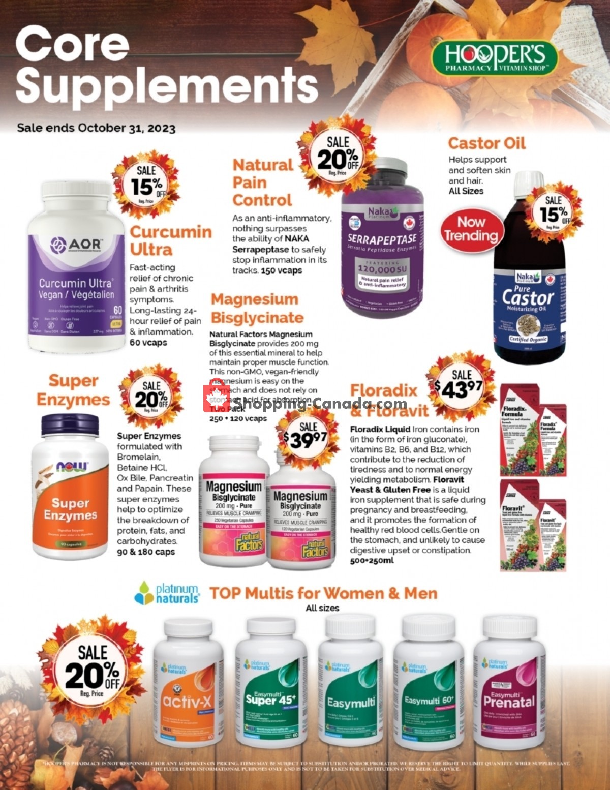 Hoopers Pharmacy flyer from Sunday October 1, 2023 to Tuesday October 31, 2023 - page 3