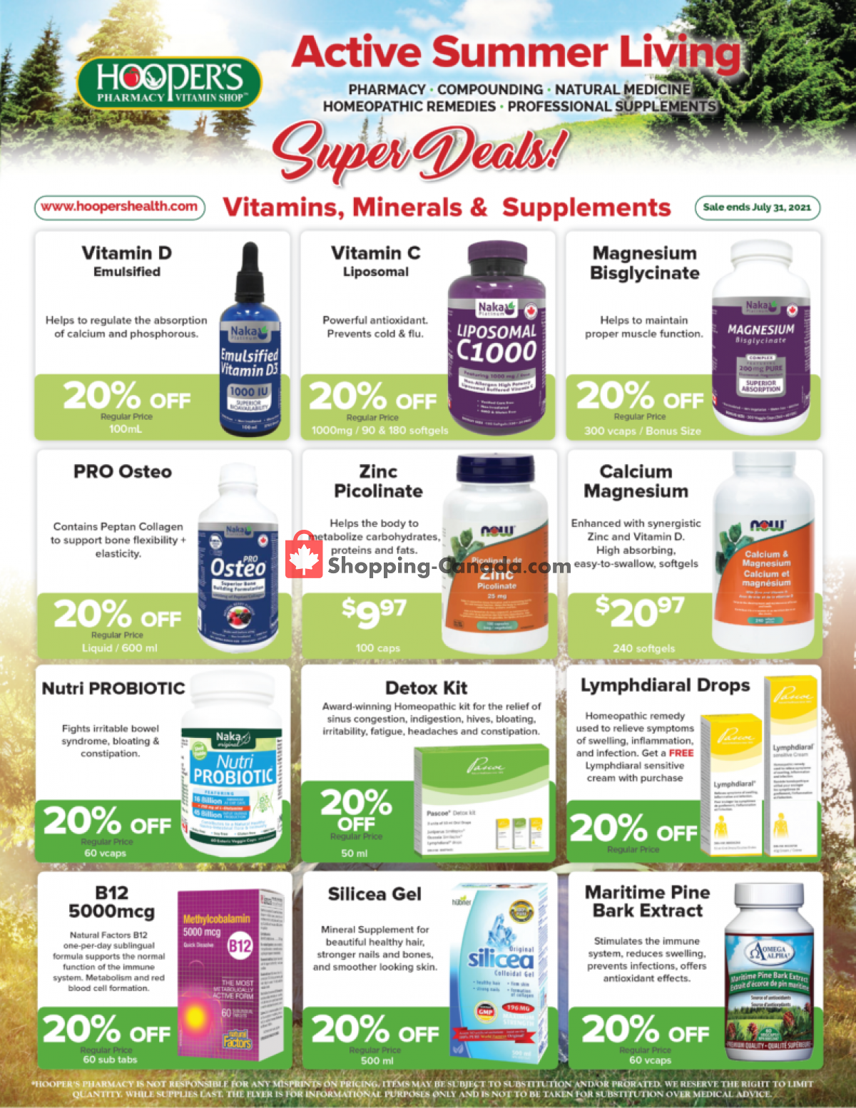 Hoopers Pharmacy flyer from Thursday July 1, 2021 to Saturday July 31, 2021 - page 4