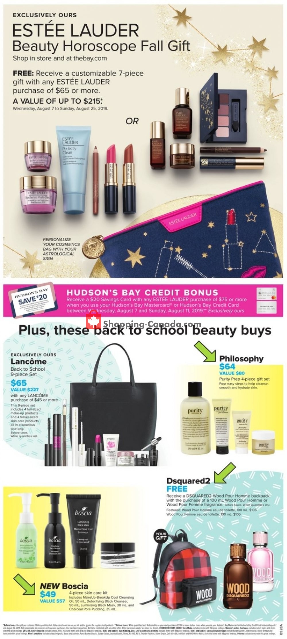 Hudson's Bay flyer from Friday August 9, 2019 to Thursday August 15, 2019 - page 2