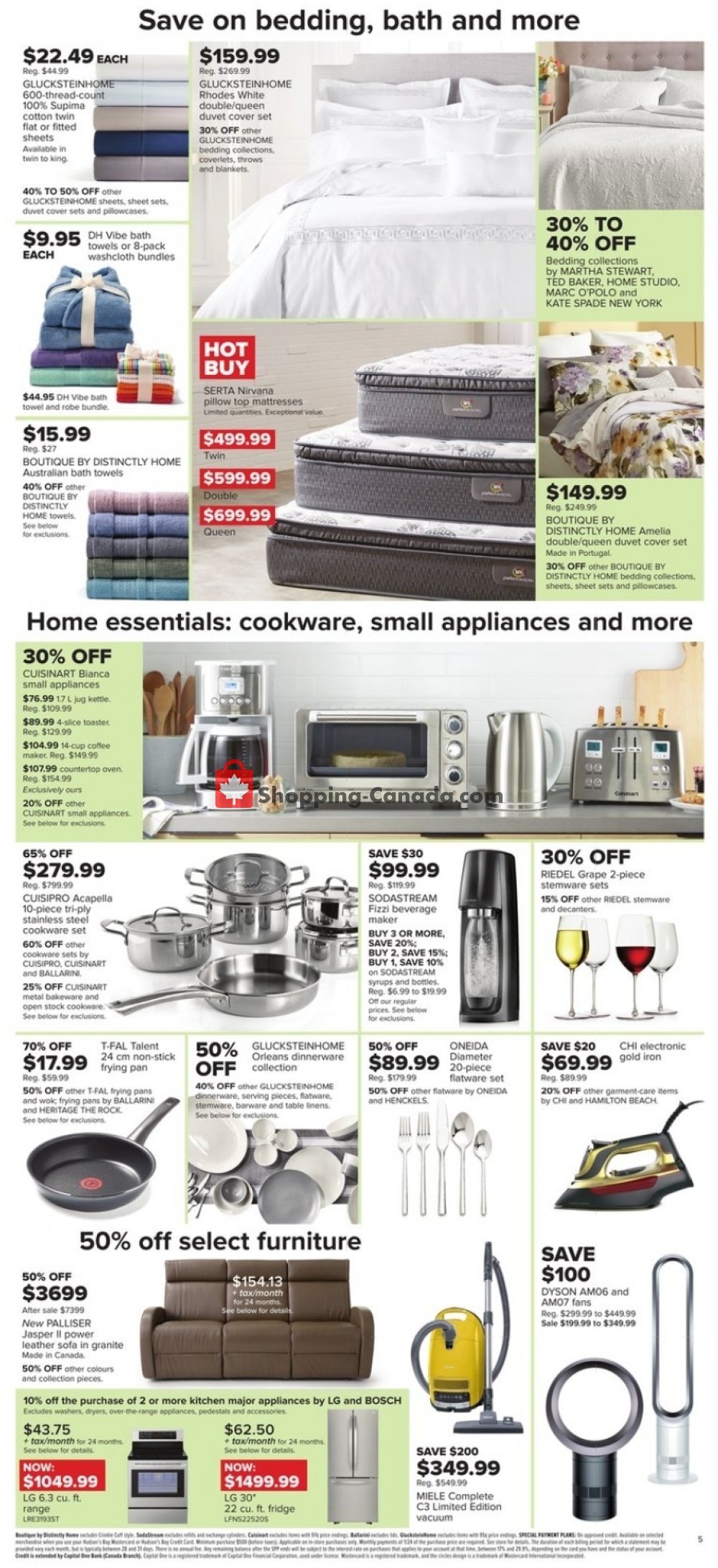 Hudson's Bay flyer from Friday August 9, 2019 to Thursday August 15, 2019 - page 6