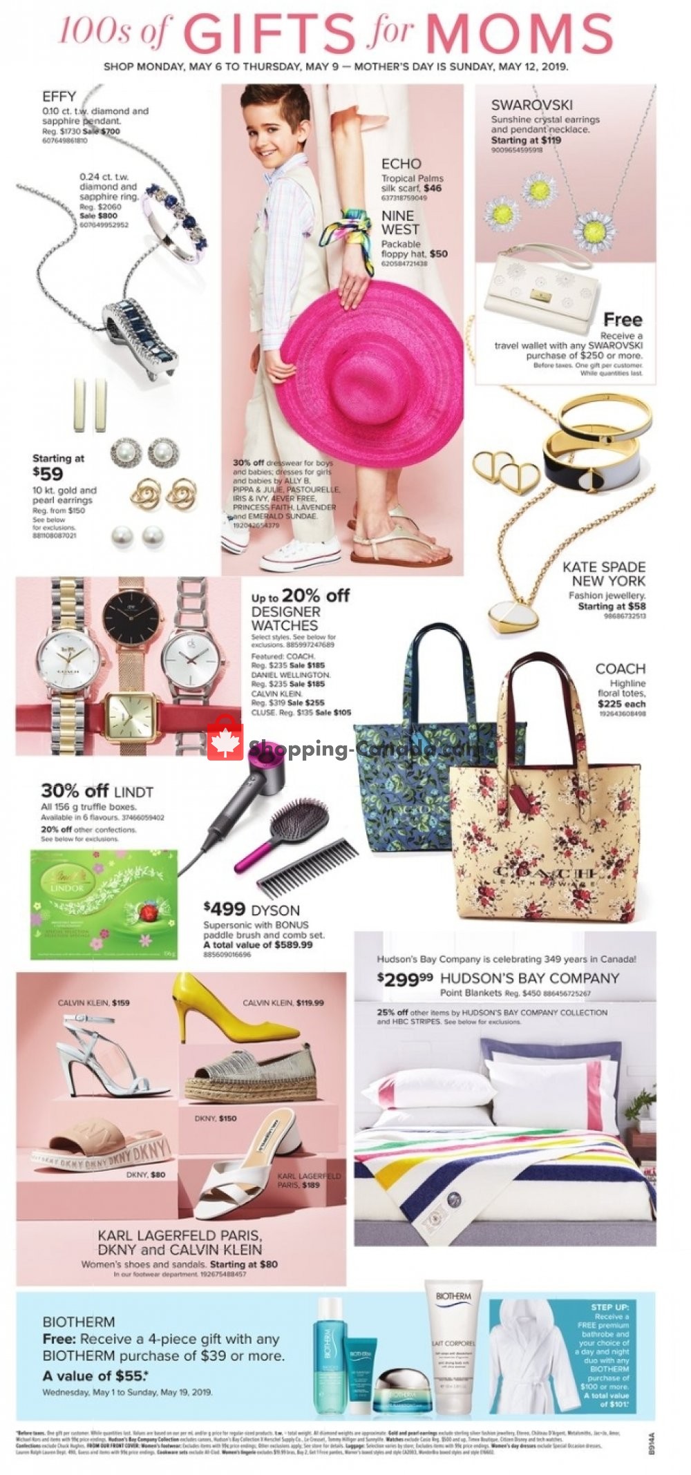 Hudson's Bay flyer from Friday May 3, 2019 to Thursday May 9, 2019 - page 6