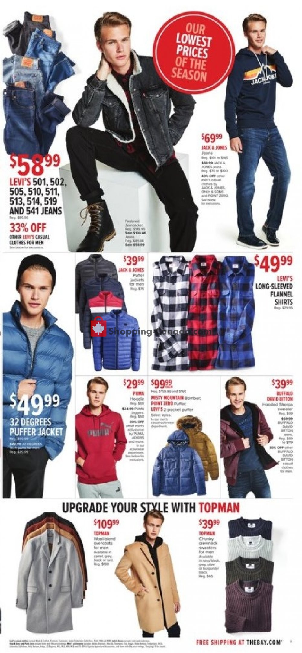 Hudson's Bay flyer from Friday October 11, 2019 to Thursday October 17, 2019 - page 11